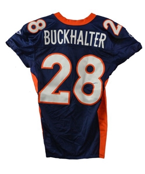2010 Correll Buckhalter Game Worn Denver Broncos Jersey 11/28/10 (Broncos LOA) 